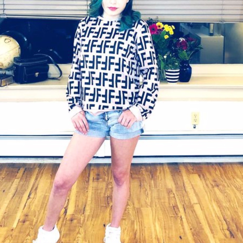 "Fendi This" Design Streetware Sweatshirt NWOT